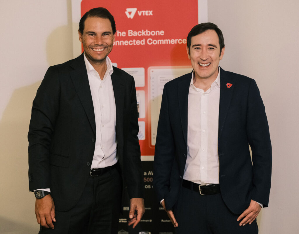Rafael Nadal & Santiago Naranjo auf der VTEX Connect 2025
